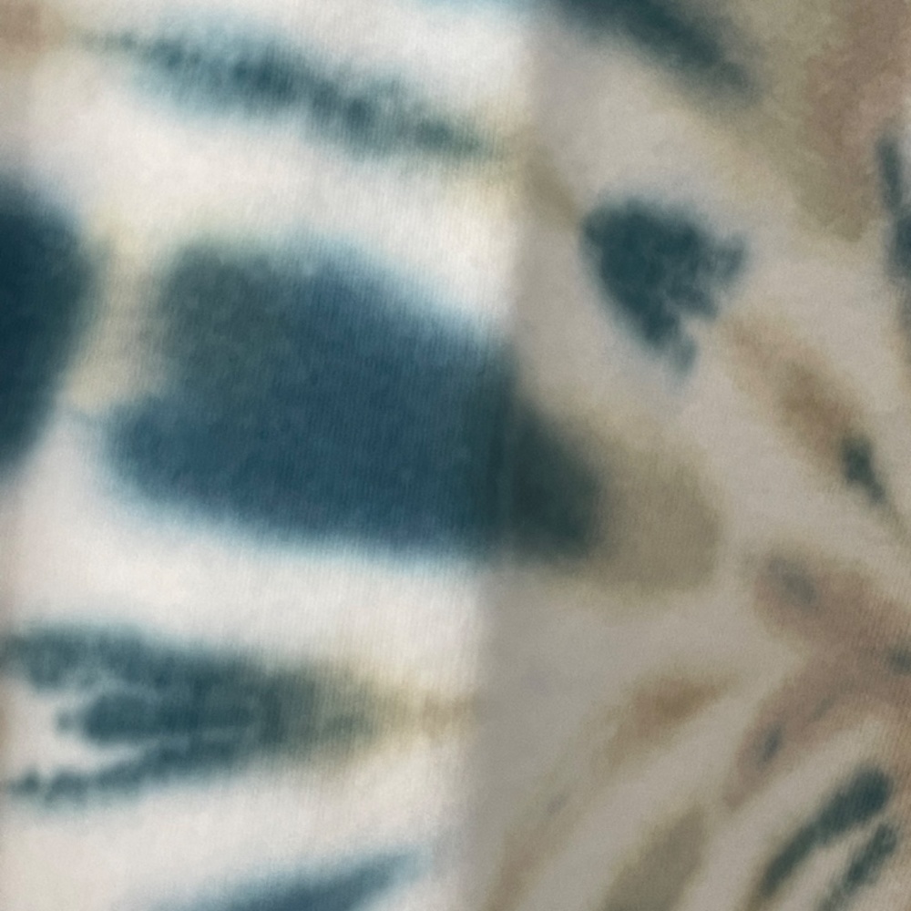 MOTHER The Loafer tie-dye crop crewneck sweatshirt size M - Picture 5 of 6